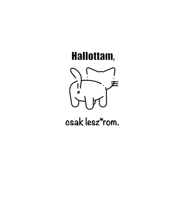  minta fekete pólón