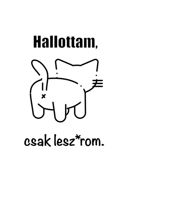  minta fekete pólón