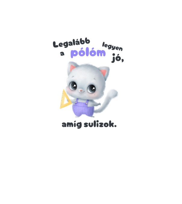  minta fehér pólón