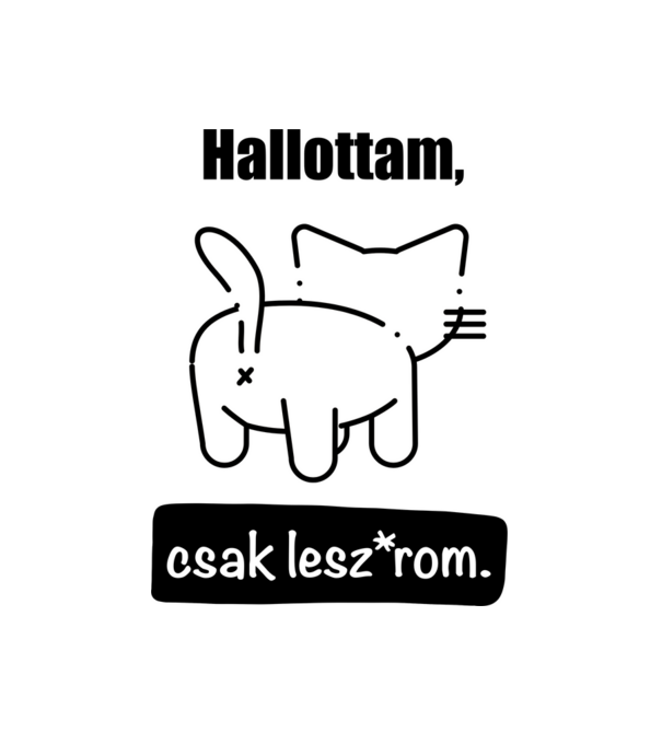 minta fehér pólón