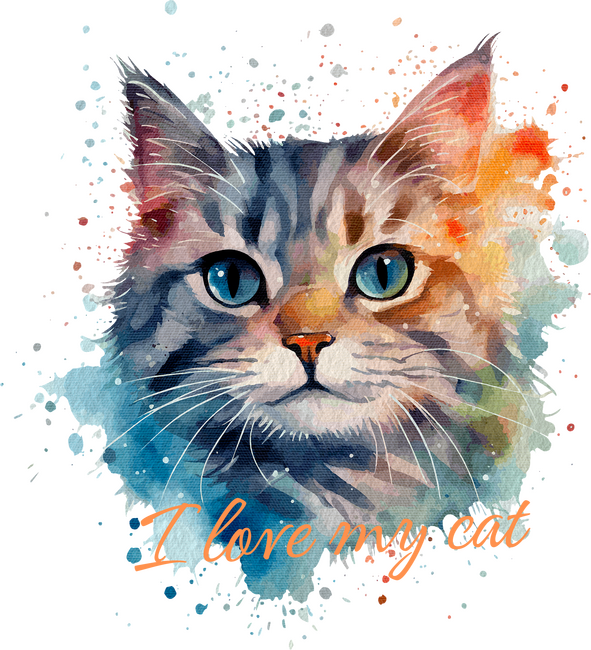 I love my cat
