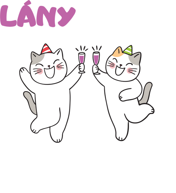 Lánybúcsú folyamatban - ivó cicák