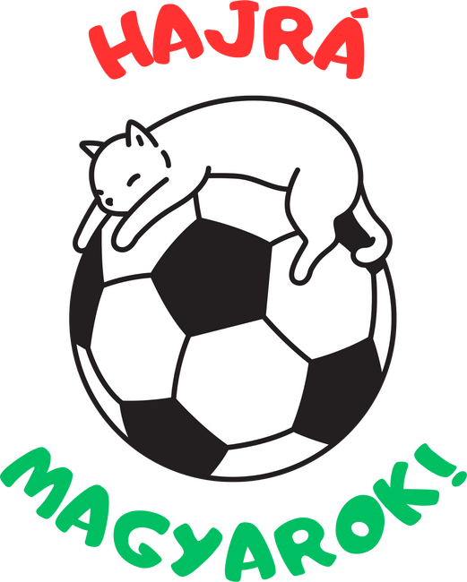 Hajrá magyarok! Focilabda cica