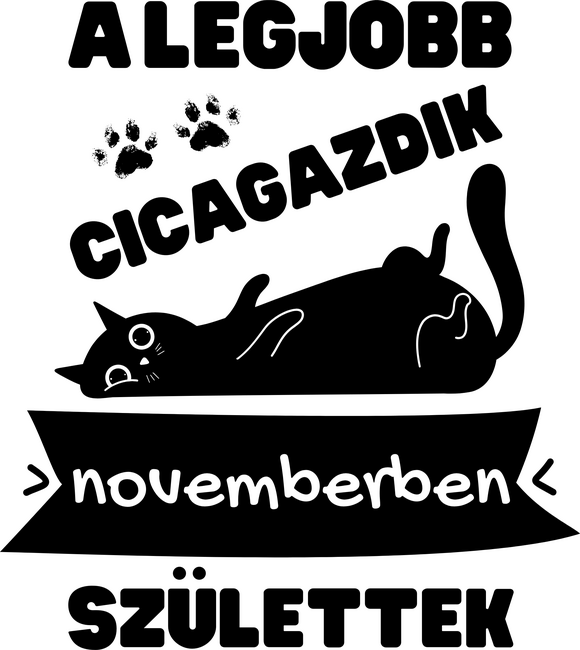 A legjobb cicagazdik novemberben születtek
