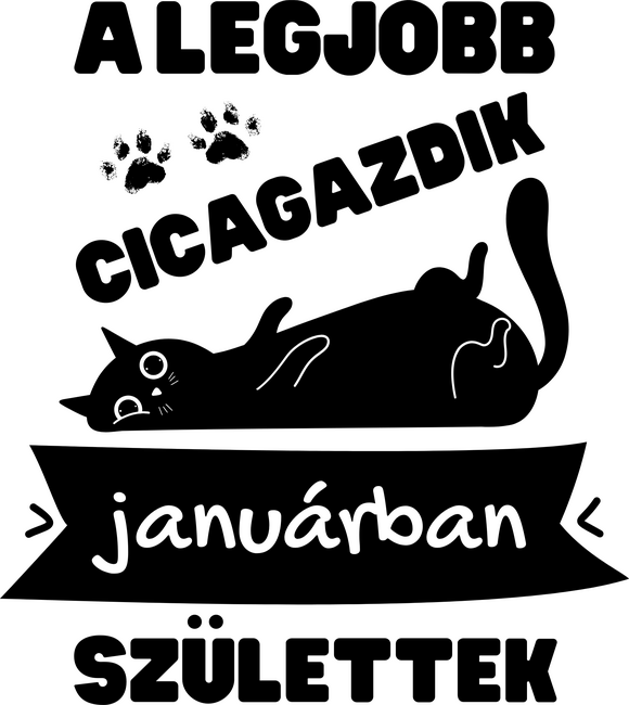 A legjobb cicagazdik januárban születtek