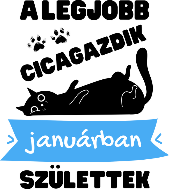 A legjobb cicagazdik januárban születtek