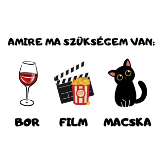 Amire ma szükségem van: bor, film, macska
