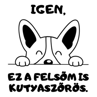 Igen, ez a felsőm is kutyaszőrös