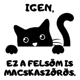 Igen, ez a felsőm is macskaszőrös