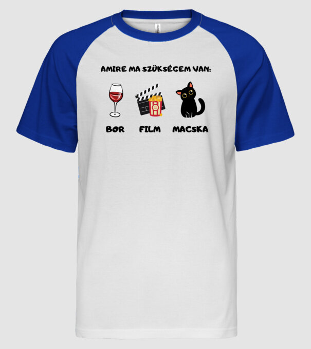  minta fehér/royal pólón