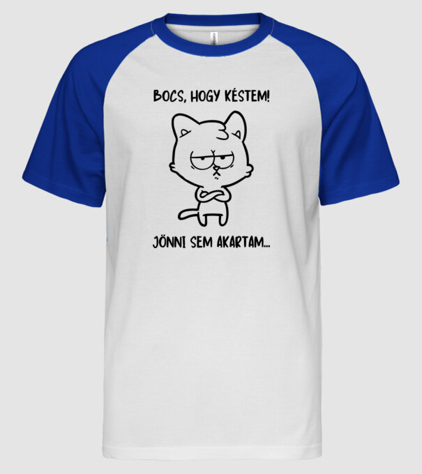  minta fehér/royal pólón