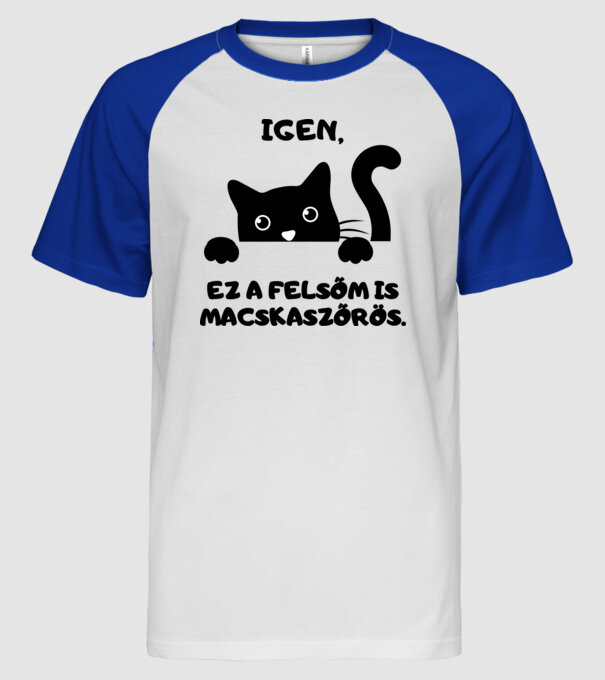  minta fehér/royal pólón