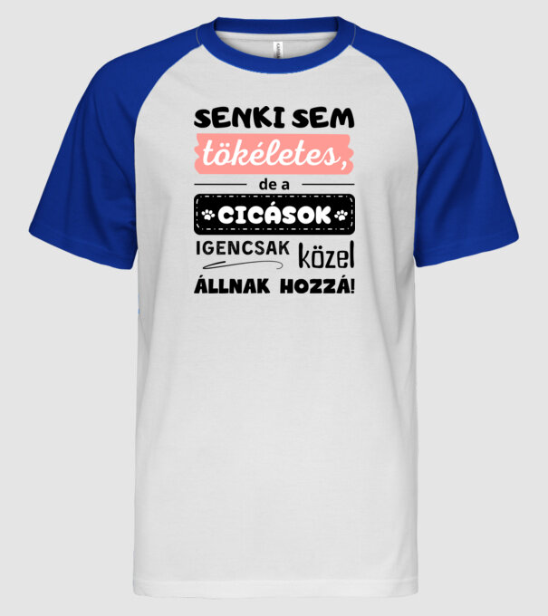  minta fehér/royal pólón
