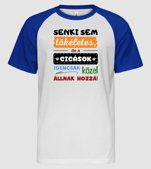  minta fehér/royal pólón