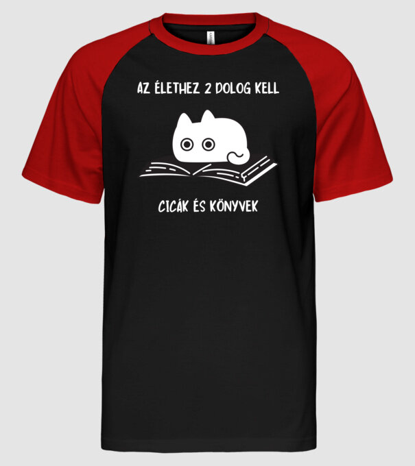  minta fekete/piros pólón