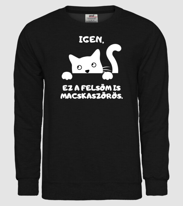  minta fekete pólón