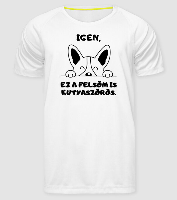  minta fehér pólón