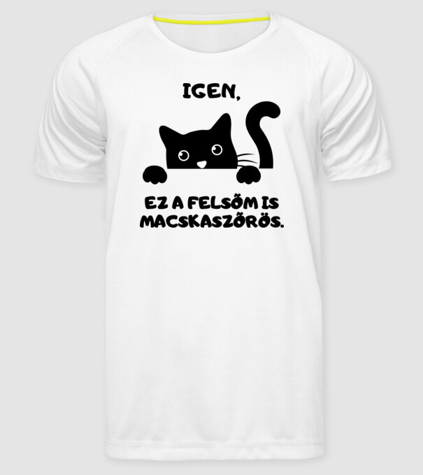  minta fehér pólón