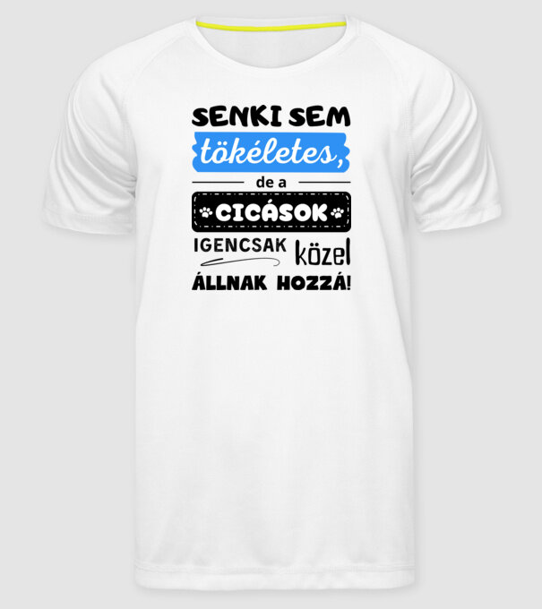  minta fehér pólón