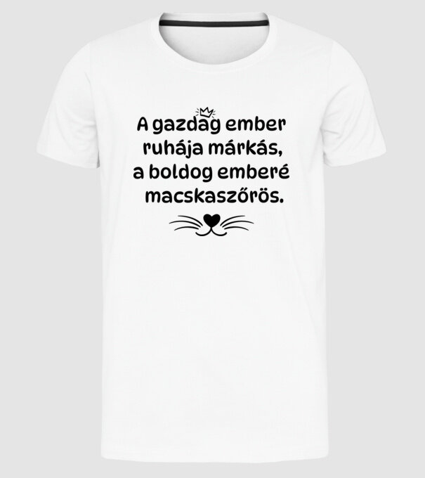  minta fehér pólón