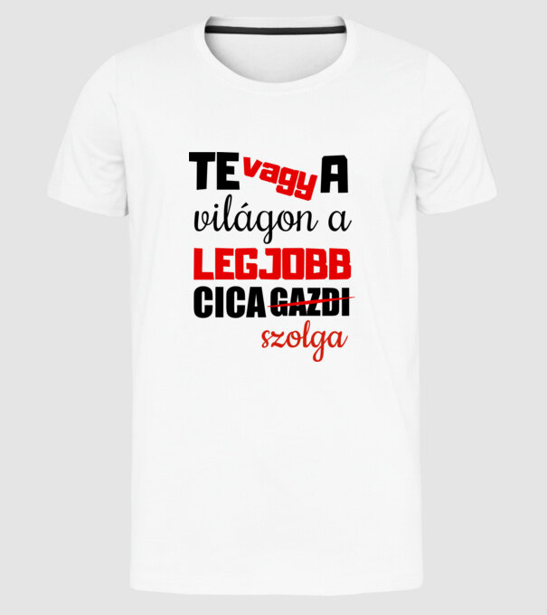  minta fehér pólón