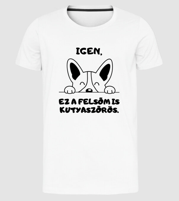  minta fehér pólón