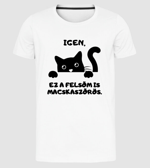  minta fehér pólón