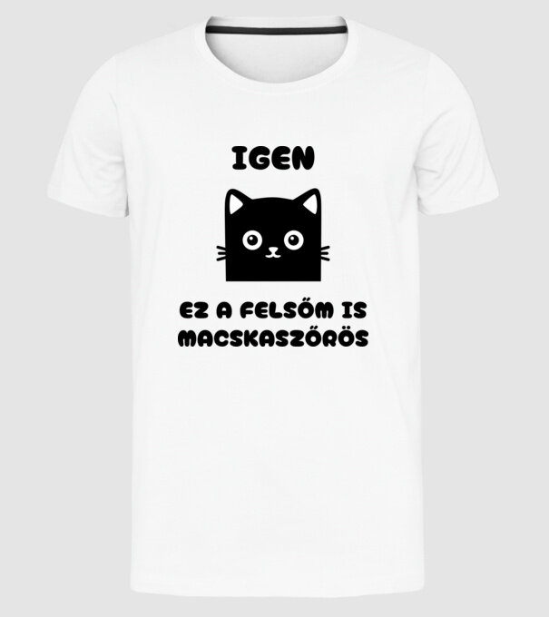  minta fehér pólón