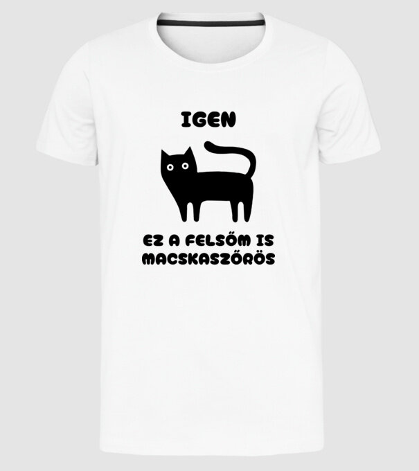  minta fehér pólón