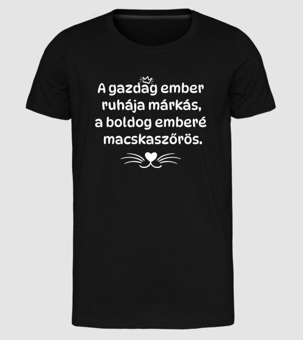 minta fekete pólón