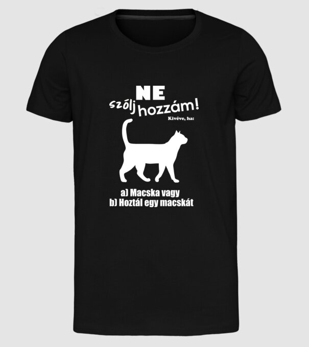 minta fekete pólón