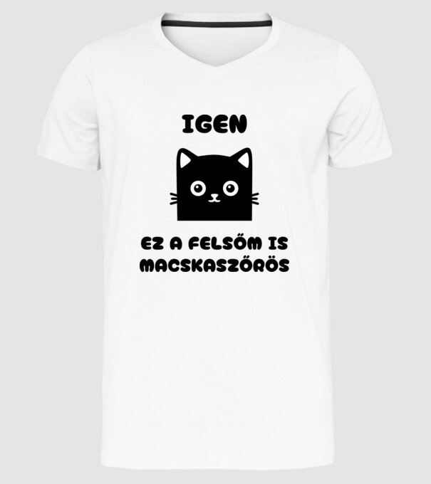  minta fehér pólón