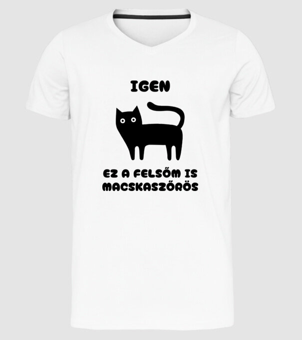  minta fehér pólón