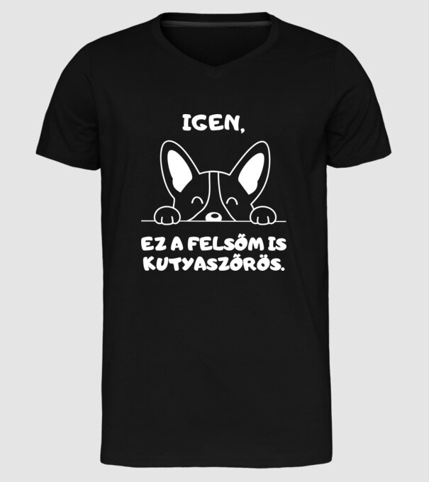  minta fekete pólón