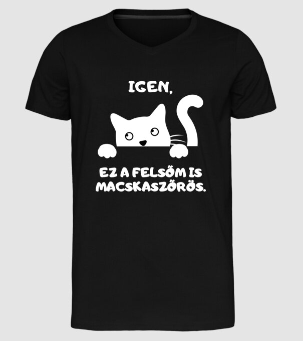  minta fekete pólón