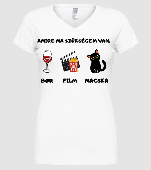  minta fehér pólón