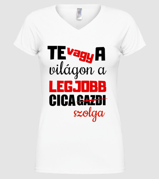  minta fehér pólón