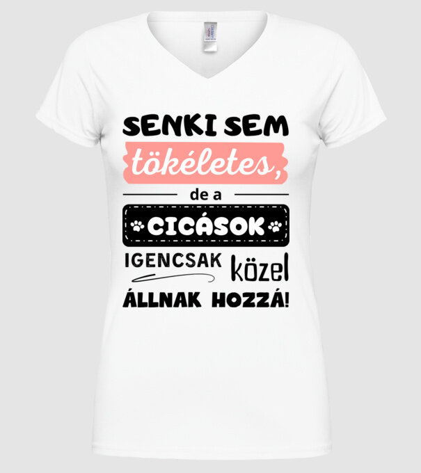  minta fehér pólón