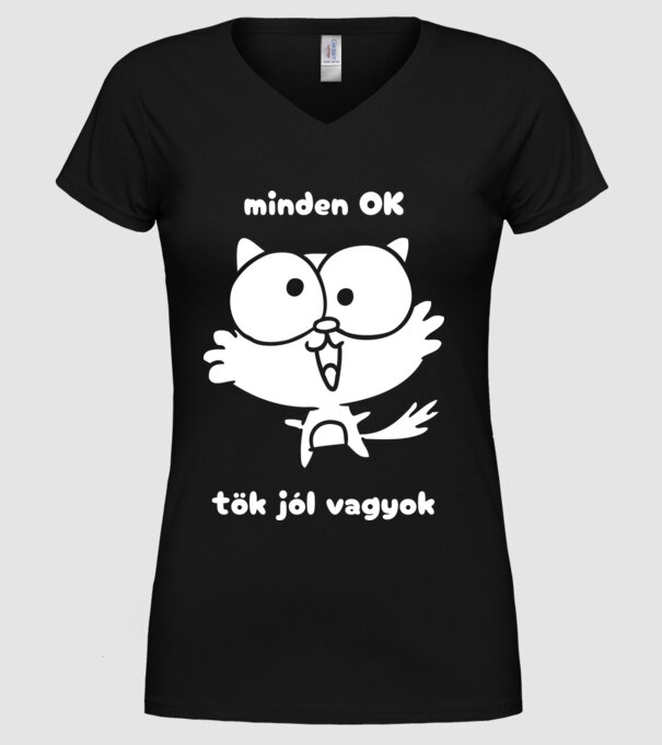  minta fekete pólón