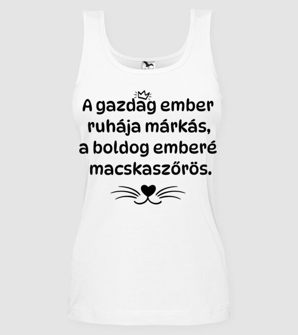  minta fehér pólón