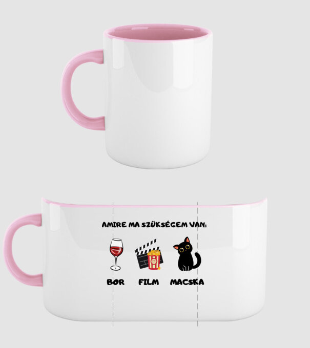  minta világos rózsaszín pólón