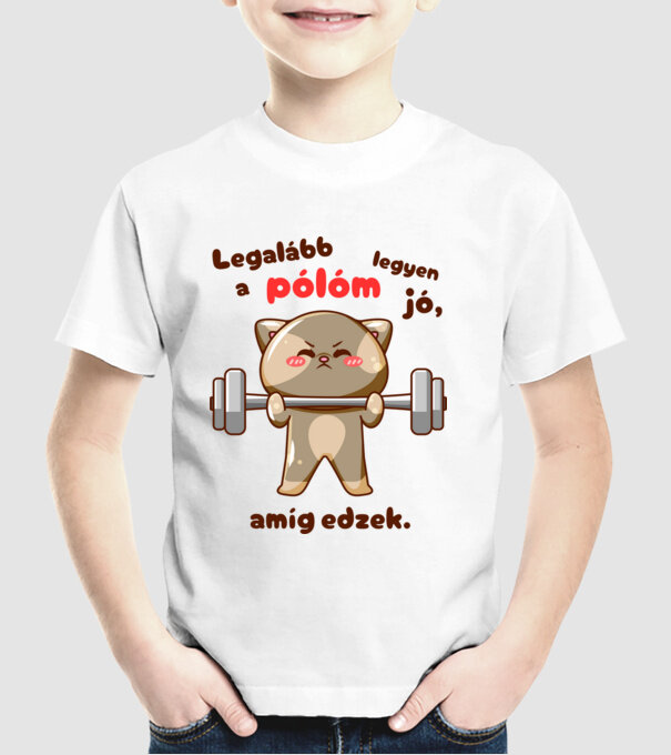  minta fehér pólón