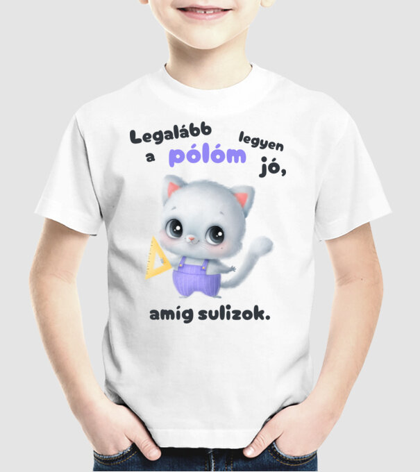  minta fehér pólón