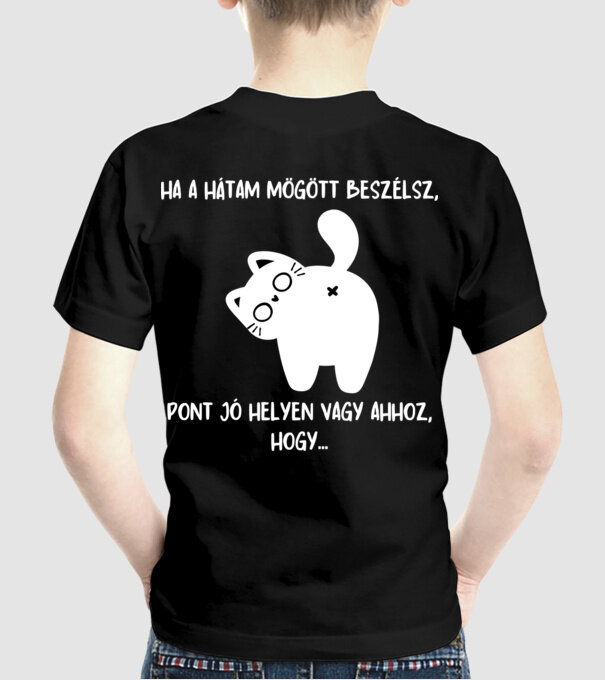  minta fekete pólón