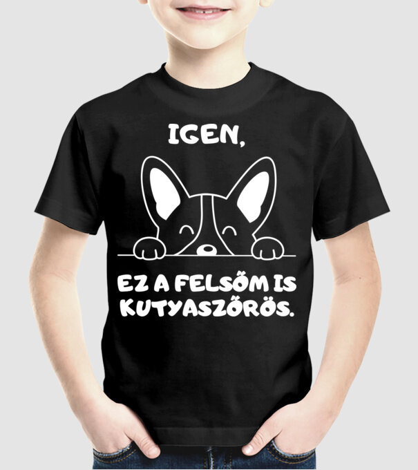  minta fekete pólón
