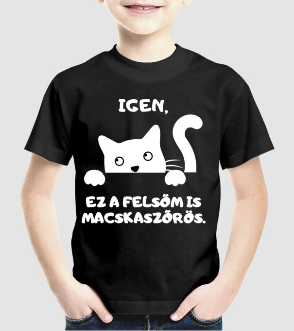  minta fekete pólón