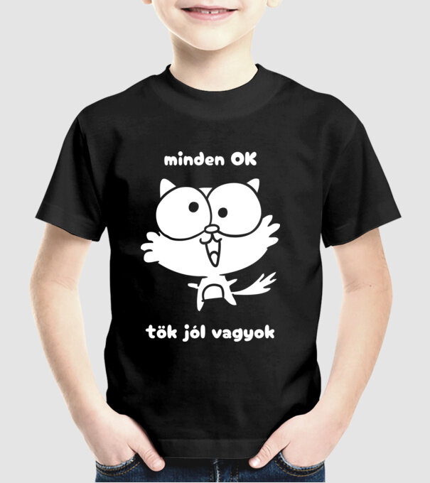  minta fekete pólón