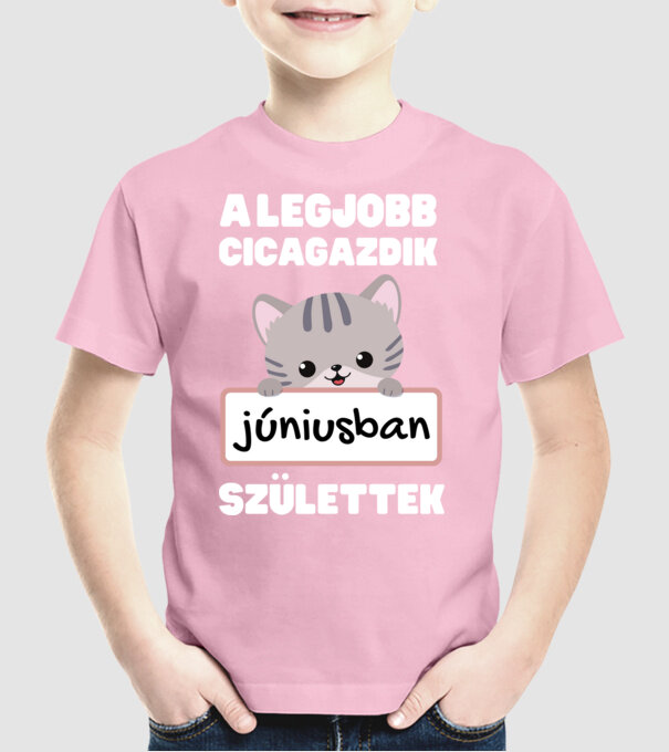  minta világos rózsaszín pólón