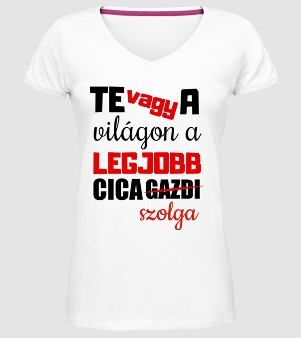  minta fehér pólón