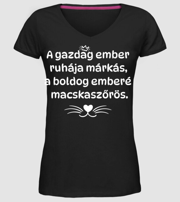  minta fekete pólón